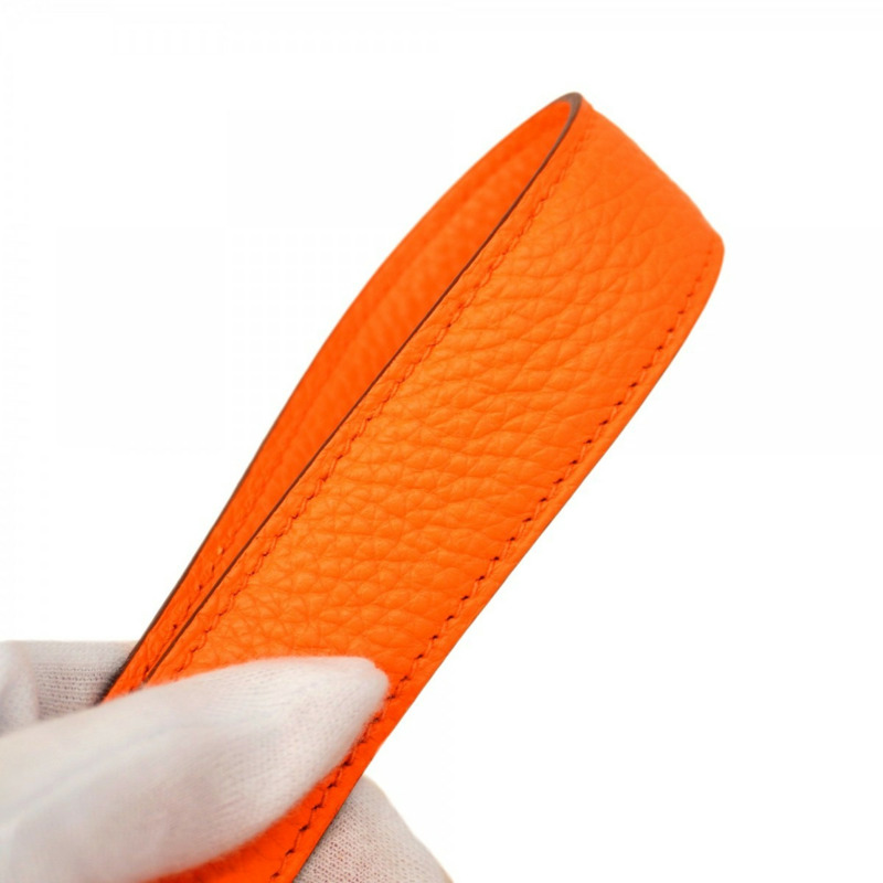 愛馬仕 Hermès Picotin Lock MM 手提包，採用 Taurillon Clemence 皮革，並飾有橙色 Minian W 印章，女士款-7