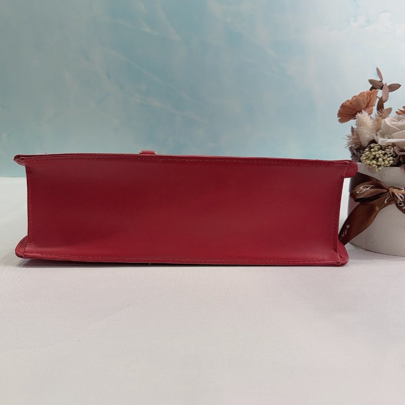 LV EPI Sac Plat PM紅色手提包-5