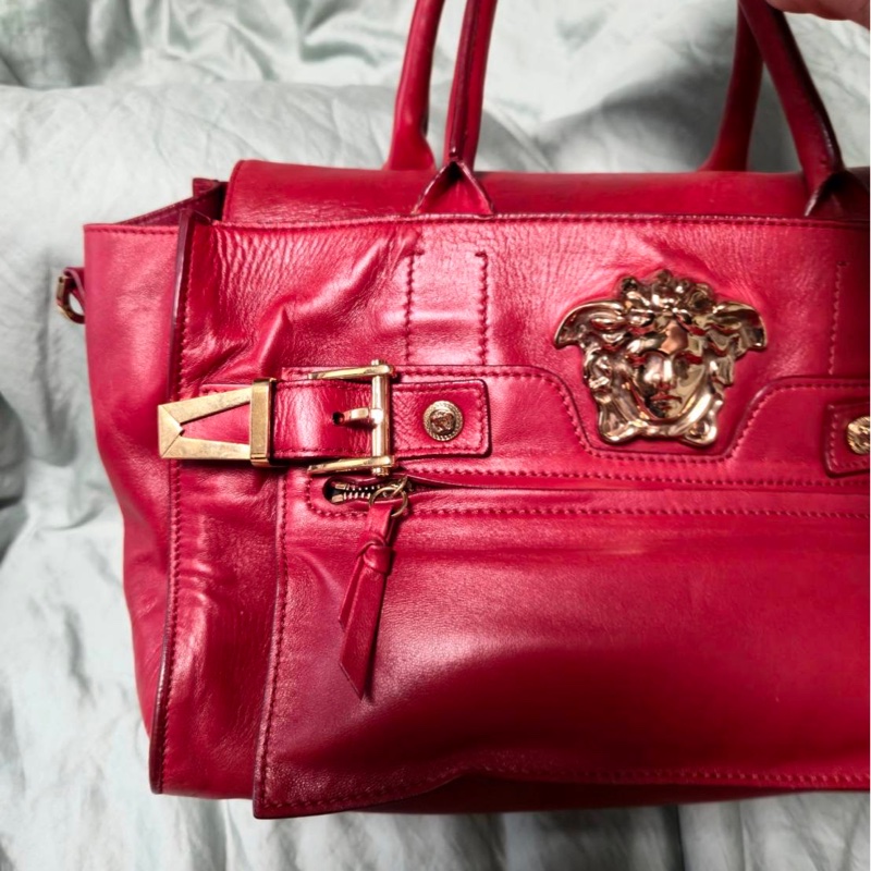 VERSACE 凡賽斯 Palazzo 梅杜莎LOGO 2way 托特包-4