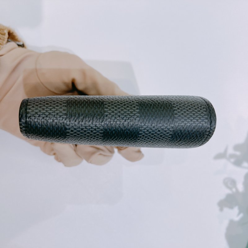 TW4757 Louis Vuitton路易威登 棋盤圖案 男士錢包 Multiple Wallet Damier Black-2