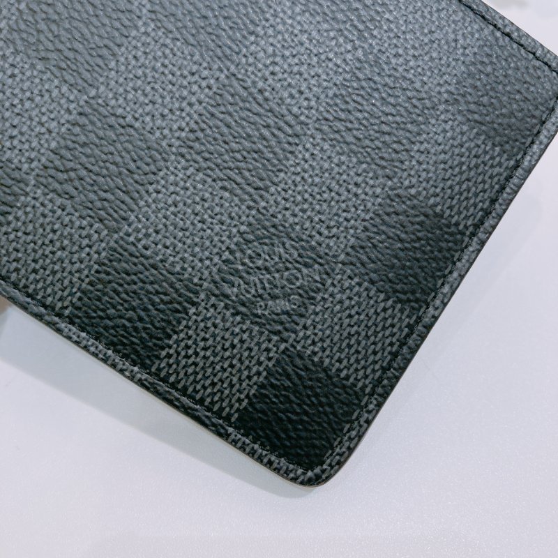 TW4757 Louis Vuitton路易威登 棋盤圖案 男士錢包 Multiple Wallet Damier Black-6