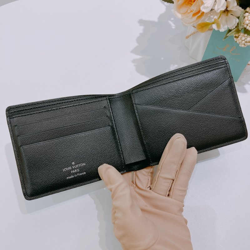 TW4757 Louis Vuitton路易威登 棋盤圖案 男士錢包 Multiple Wallet Damier Black-7