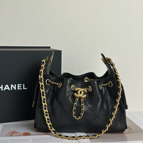 CHANEL 25 Mini hobo bag - 黑金
