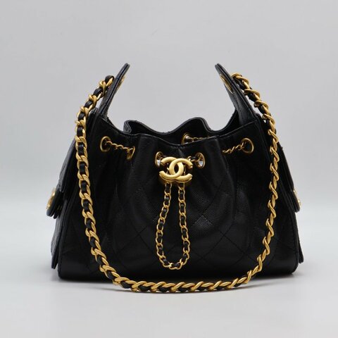 CHANEL 25 Mini hobo bag - 黑金
