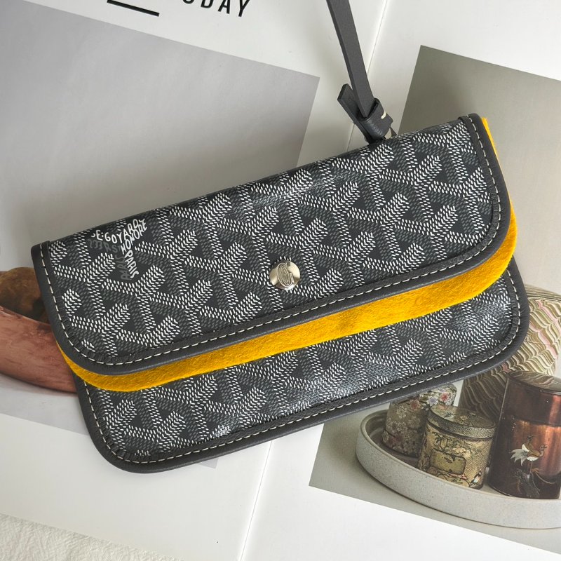 GOYARD 新版亞麻帆布Tote - 小號灰-7
