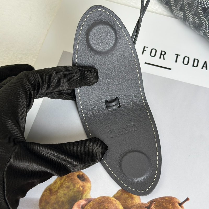 GOYARD 新版亞麻帆布Tote - 小號灰-12