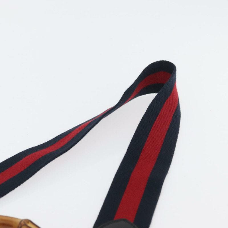 【日本直送】GUCCI Bamboo Sherry Line 手提包 皮革 兩用 黑色 金色 453764 正品 ep13318-14