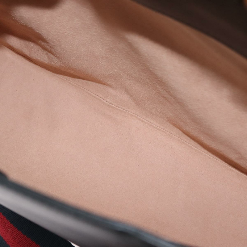 【日本直送】GUCCI Bamboo Sherry Line 手提包 皮革 兩用 黑色 金色 453764 正品 ep13318-21