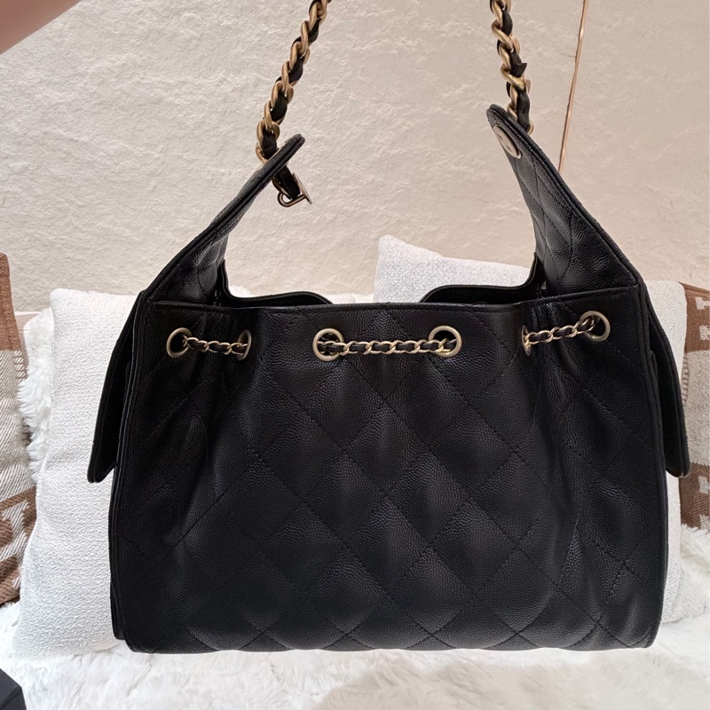 Chanel 25bag 小號 黑金-2