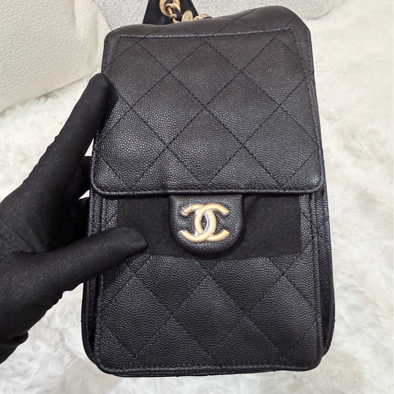 Chanel 25bag 小號 黑金-3