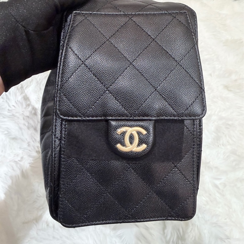 Chanel 25bag 小號 黑金-4