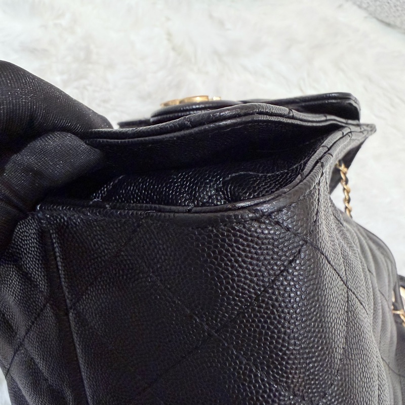 Chanel 25bag 小號 黑金-7