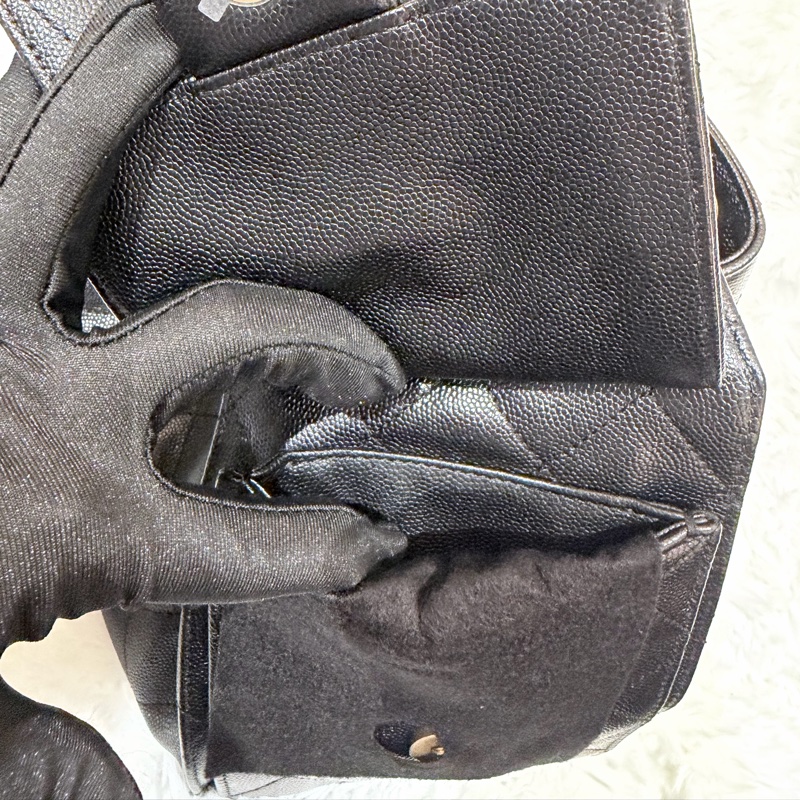 Chanel 25bag 小號 黑金-9