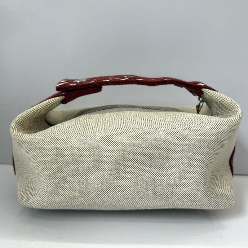 HERMES 愛馬仕 BRIT A CANVAS POUCH 帆布包 飯盒包-1