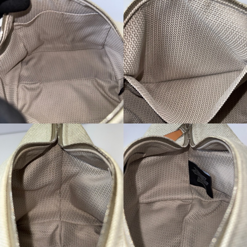 HERMES 愛馬仕 BRIT A CANVAS POUCH 帆布包 飯盒包-6