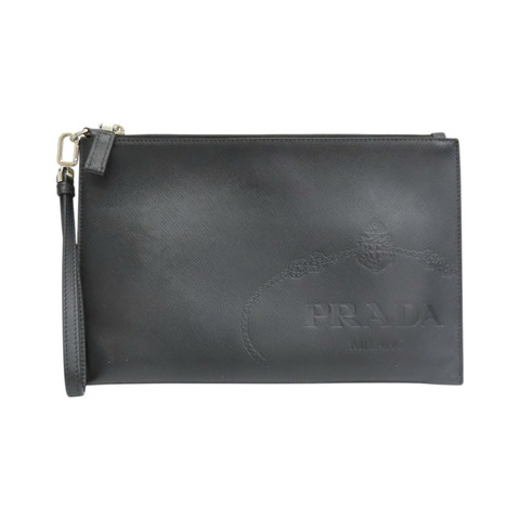 黑色牛皮 手拿包 2NH005【PRADA 普拉達】 2NH005