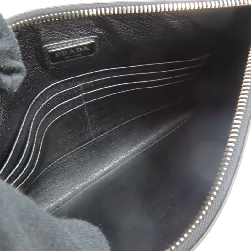 黑色牛皮 手拿包 2NH005【PRADA 普拉達】 2NH005-4