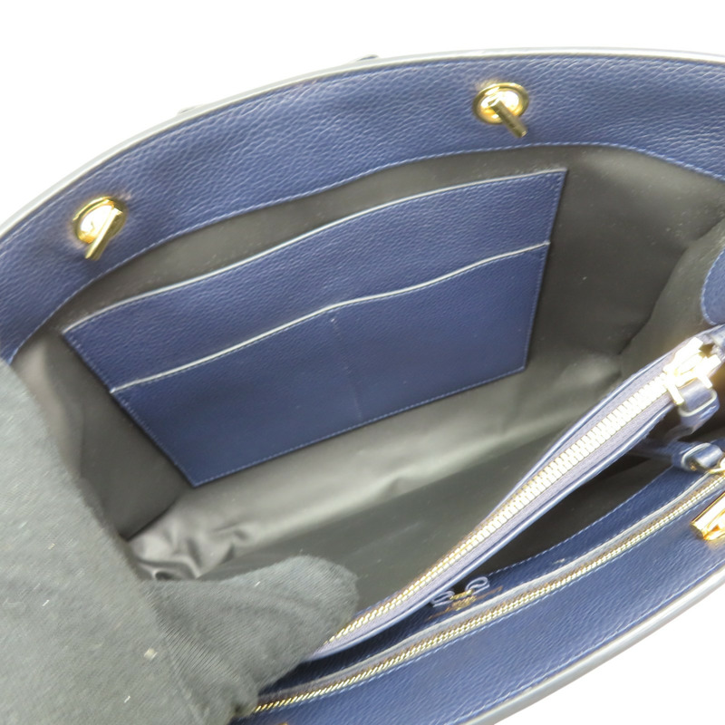 藍色 牛皮 Vara Bow Tote 肩背包【Salvatore Ferragamo 費拉格慕】 21H500-5