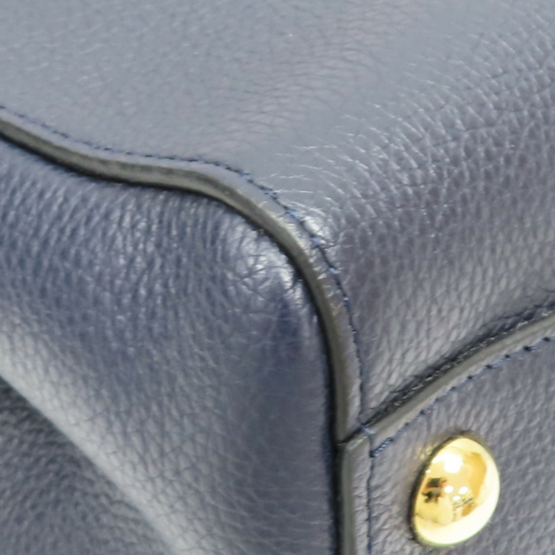 藍色 牛皮 Vara Bow Tote 肩背包【Salvatore Ferragamo 費拉格慕】 21H500-11