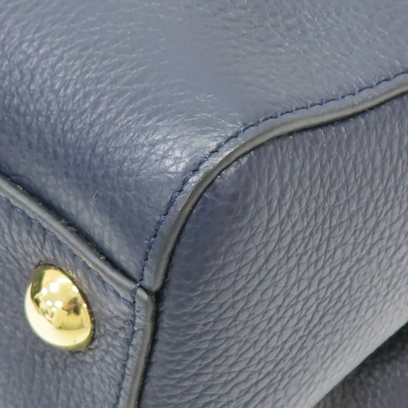 藍色 牛皮 Vara Bow Tote 肩背包【Salvatore Ferragamo 費拉格慕】 21H500-12