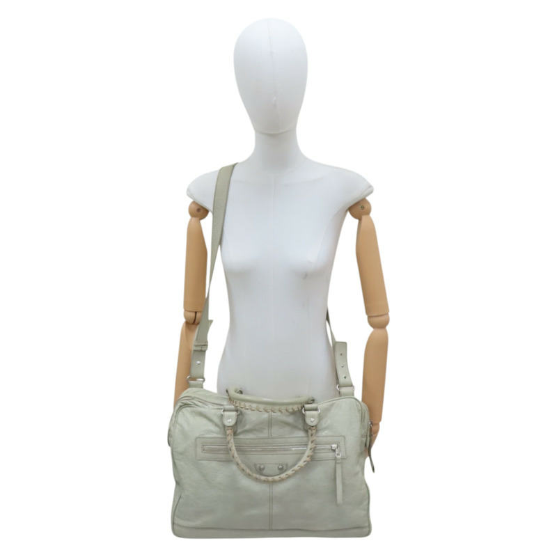 綠色 羊皮 Mini Folder 公事包 肩背包 310939【Balenciaga 巴黎世家】 310939-10