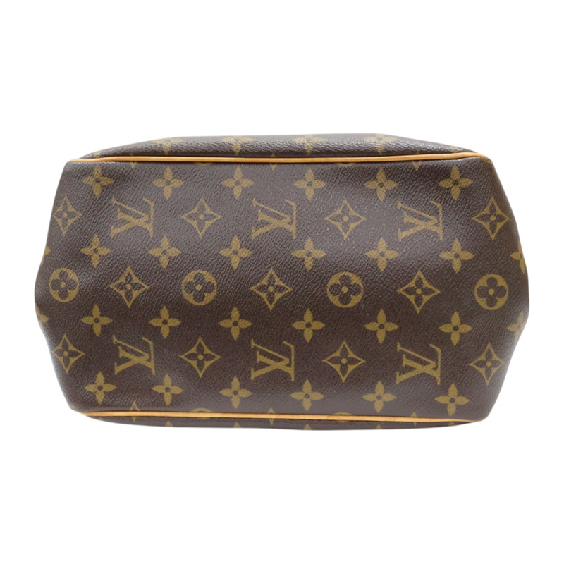 棕色 原花帆布 Batignolles PM 手提包【LOUIS VUITTON LV 路易威登】 M51156-3