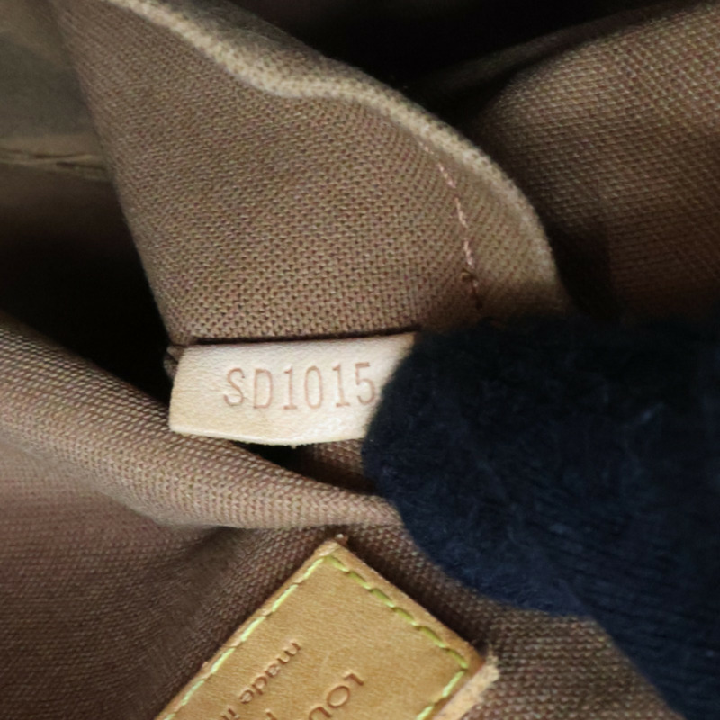 棕色 原花帆布 Batignolles PM 手提包【LOUIS VUITTON LV 路易威登】 M51156-8