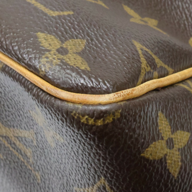 棕色 原花帆布 Batignolles PM 手提包【LOUIS VUITTON LV 路易威登】 M51156-13