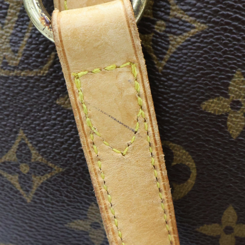 棕色 原花帆布 Batignolles PM 手提包【LOUIS VUITTON LV 路易威登】 M51156-15