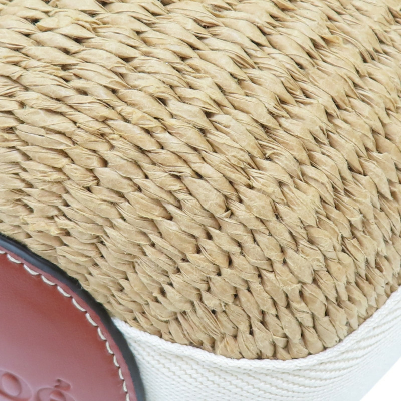 棕色 草編 Woody 小籃子 肩背包【Chloe 克羅伊】 CHC22SS381G55101-9