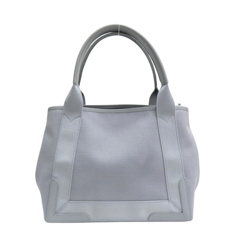 灰色帆布 Navy Cabas S 手提包【Balenciaga 巴黎世家】 339933-1