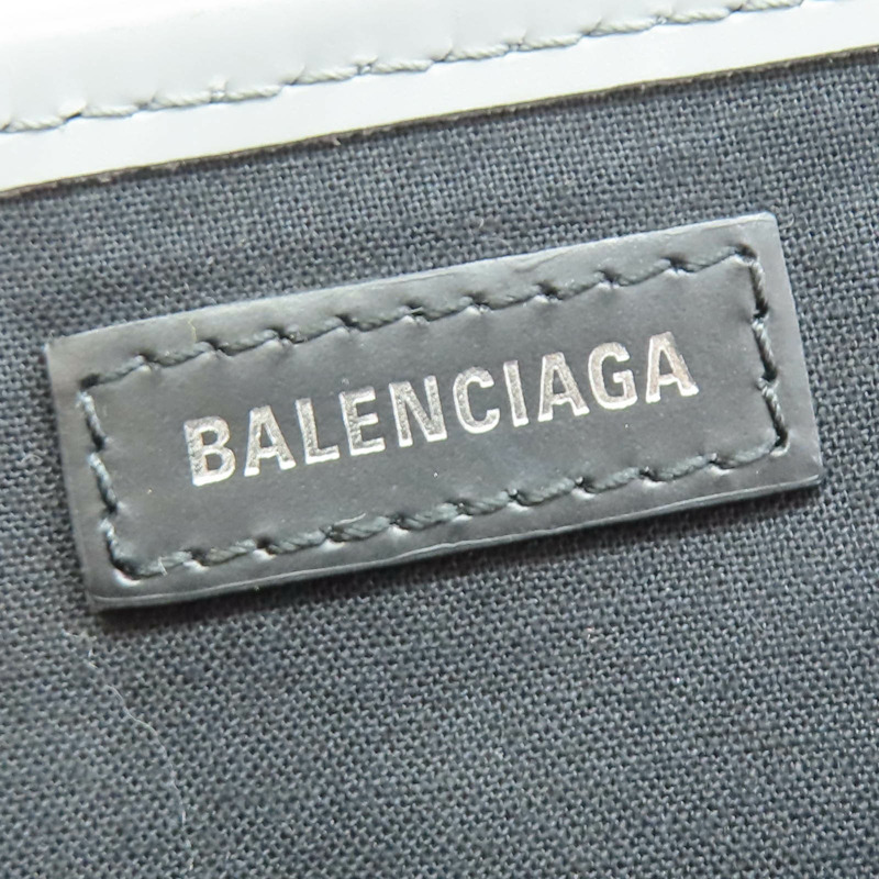 灰色帆布 Navy Cabas S 手提包【Balenciaga 巴黎世家】 339933-7