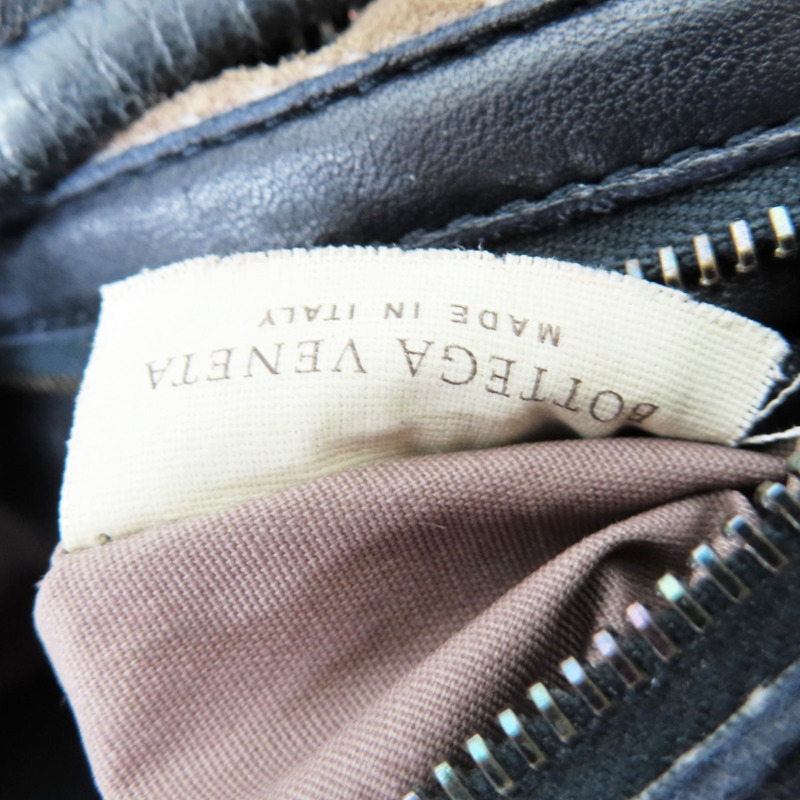 黑色 羊皮編織 Veneta 手提包【BOTTEGA VENETA BV 寶緹嘉】 232499-7