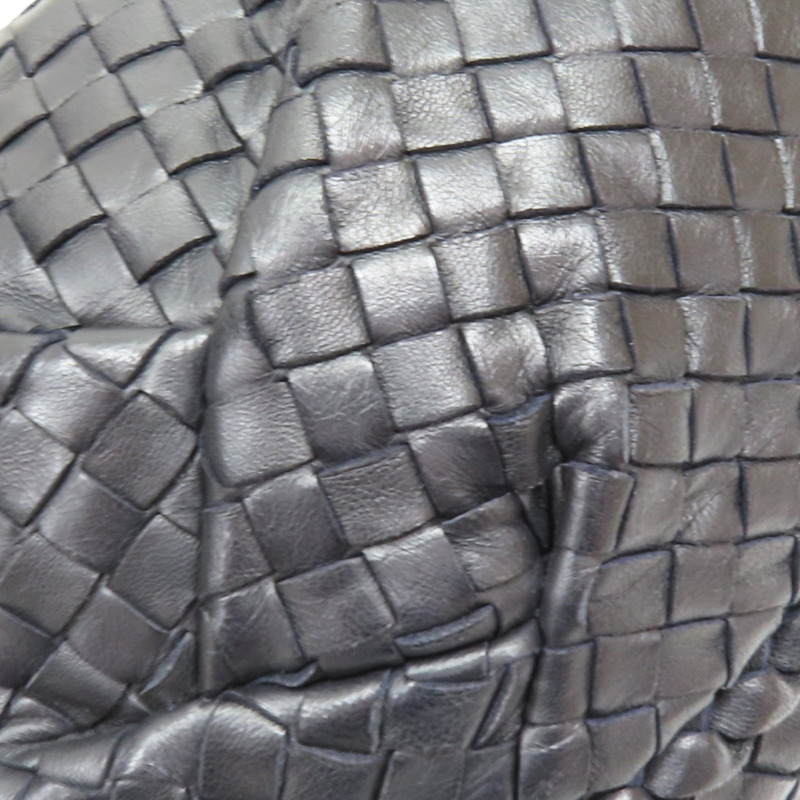 黑色 羊皮編織 Veneta 手提包【BOTTEGA VENETA BV 寶緹嘉】 232499-10