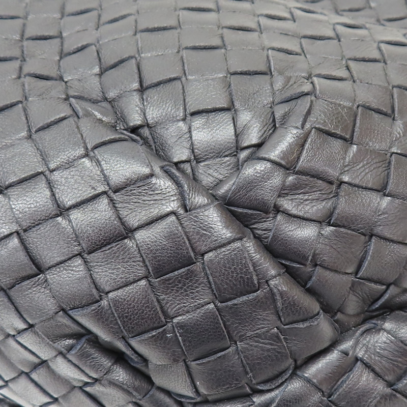 黑色 羊皮編織 Veneta 手提包【BOTTEGA VENETA BV 寶緹嘉】 232499-13