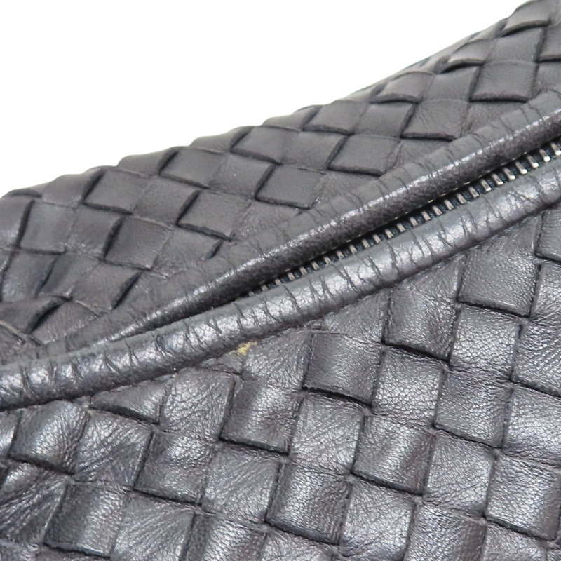 黑色 羊皮編織 Veneta 手提包【BOTTEGA VENETA BV 寶緹嘉】 232499-15