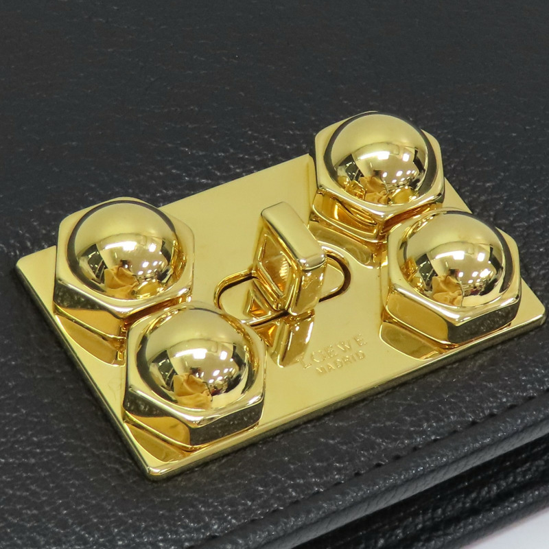 黑色牛皮 BOLSO FLOR 24 肩背包 317.95.A75【LOEWE 羅威】 317.95.A75-14