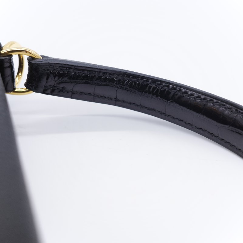 Hermès 愛馬仕 Kelly 28 黑色 Togo 小牛皮 金扣手提斜背兩用包-15