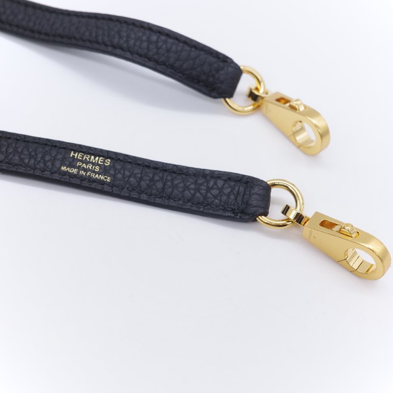 Hermès 愛馬仕 Kelly 28 黑色 Togo 小牛皮 金扣手提斜背兩用包-29