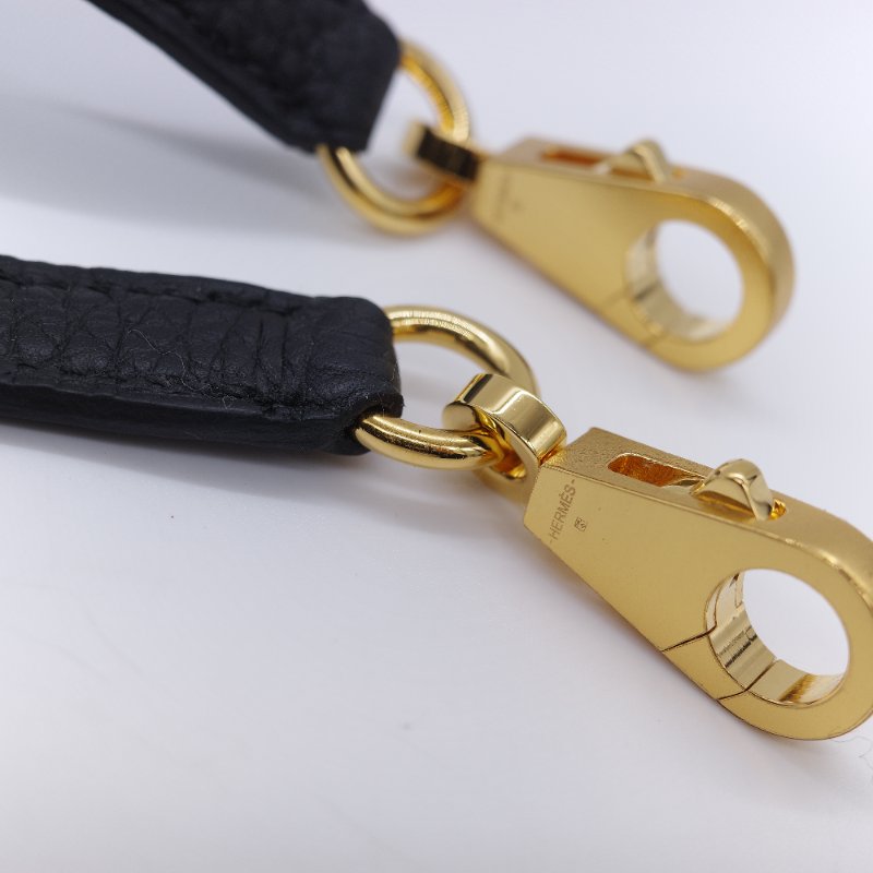 Hermès 愛馬仕 Kelly 28 黑色 Togo 小牛皮 金扣手提斜背兩用包-31