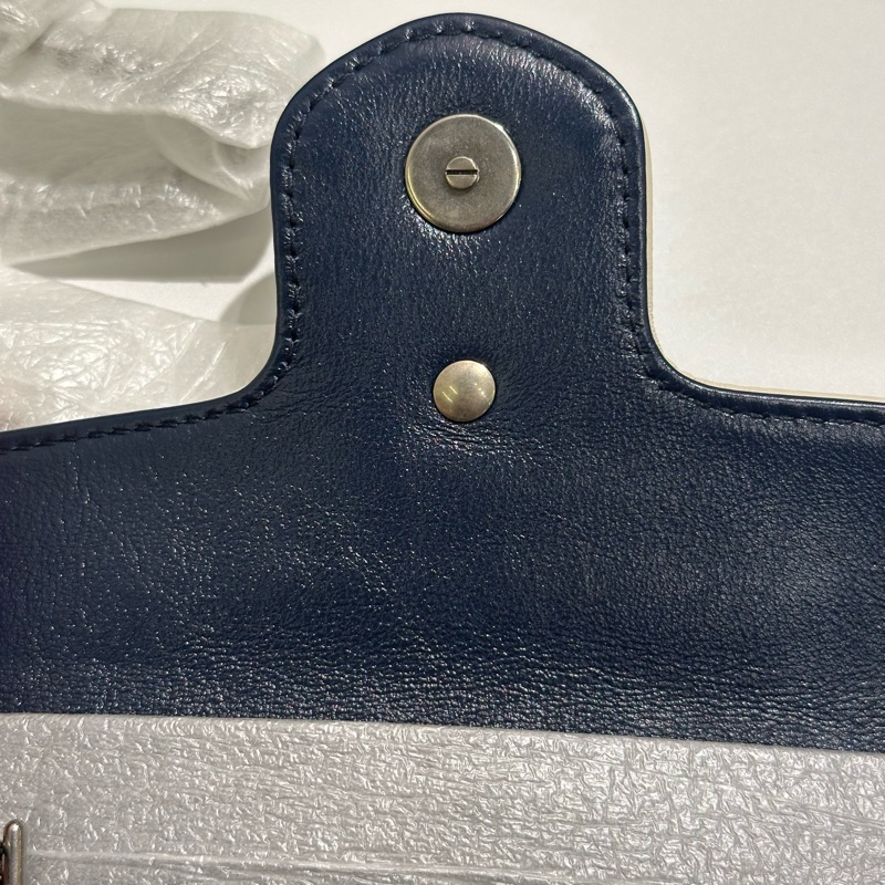 TW4761 Gucci 古馳 迷你經典款 藍色拼白色 GG Marmont Crossbody Bag Blue/White x PHW-20