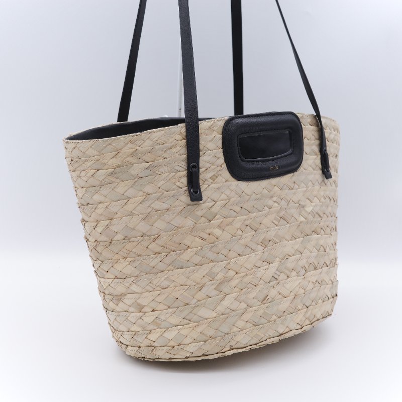 Maje 草編 手提 肩背包-2