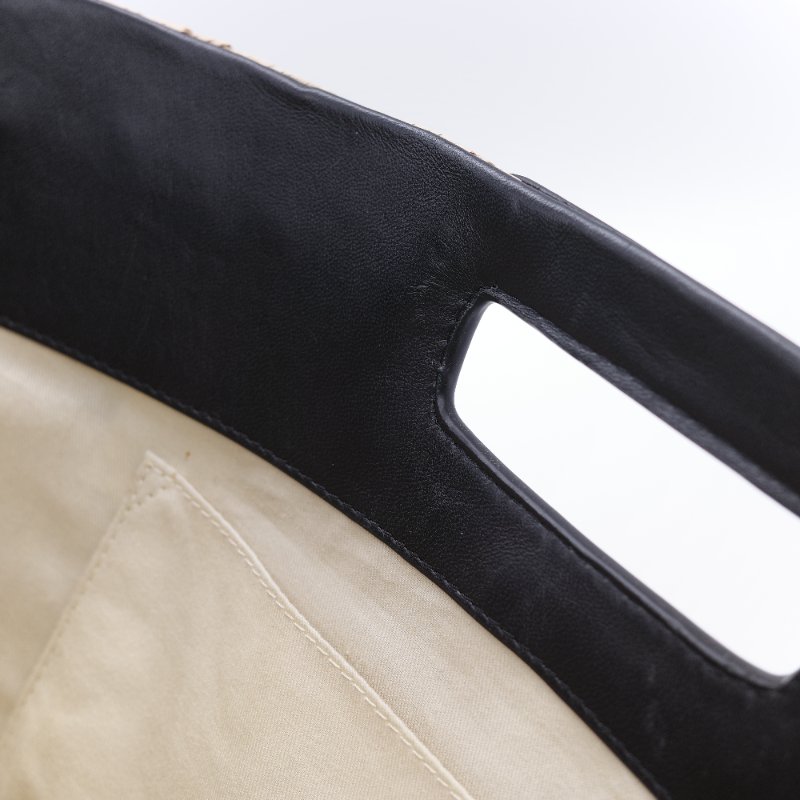 Maje 草編 手提 肩背包-13