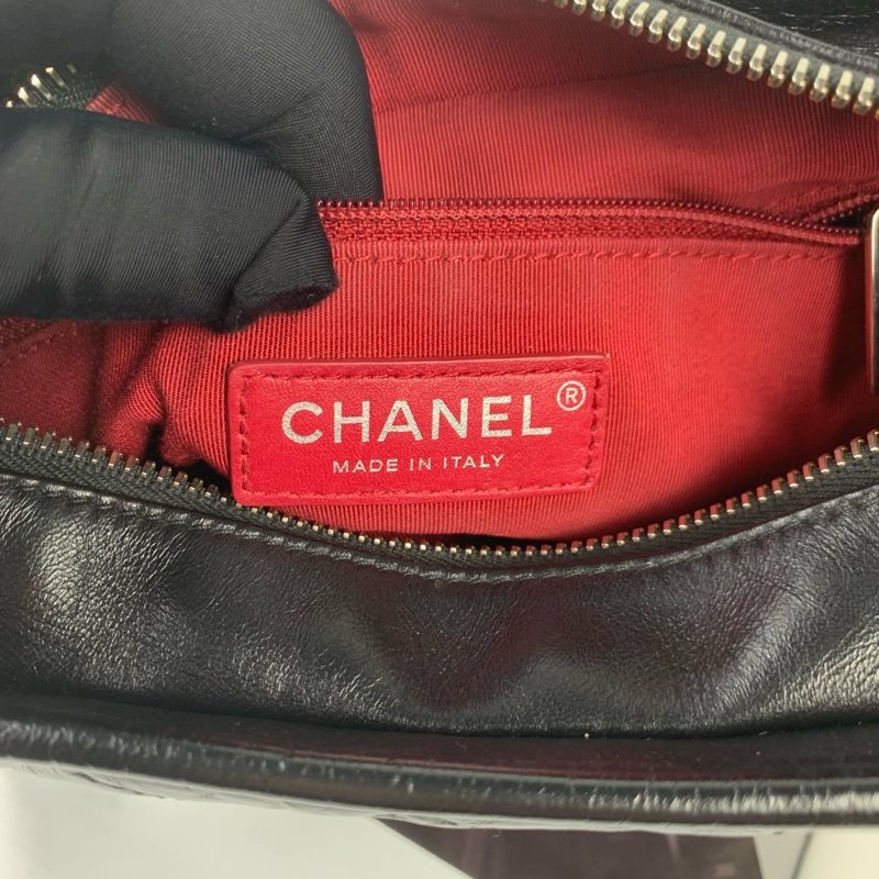 Chanel流浪包小號黑金 有防塵袋/保卡-10