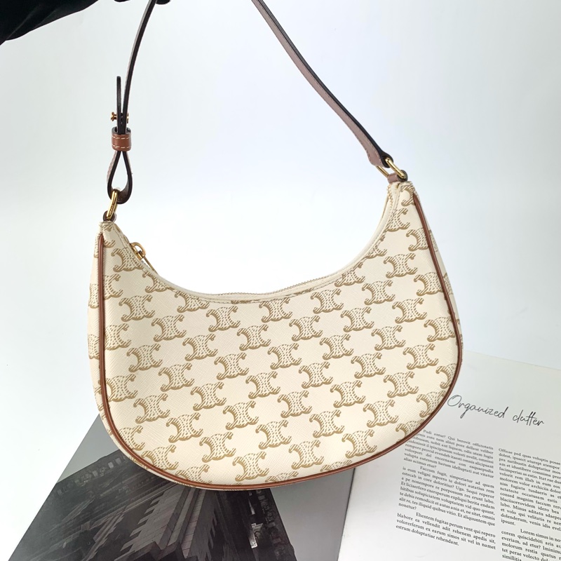 Celine腋下包白色🤍-0