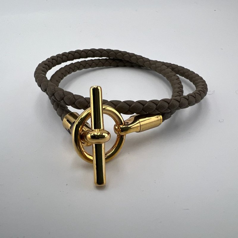 Hermès Glenan Double Tour 雙圈皮手鏈-10