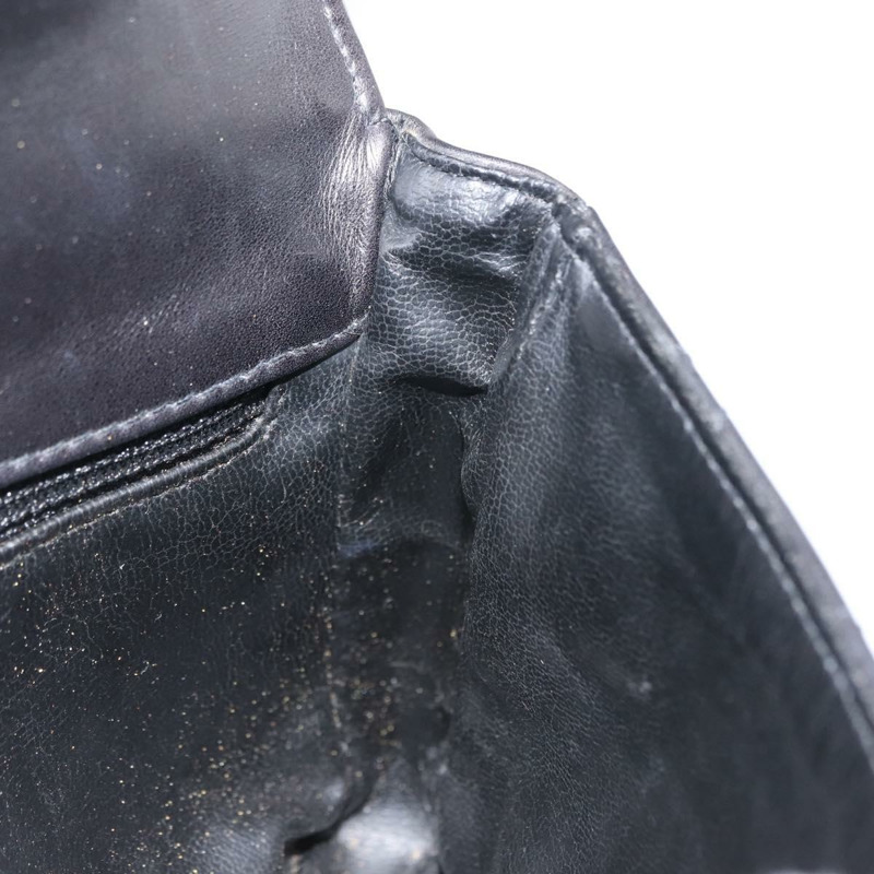 【日本直送】香奈兒 Matelasse 腰包 黑色 金色 CC 標誌 Auth 146618-20