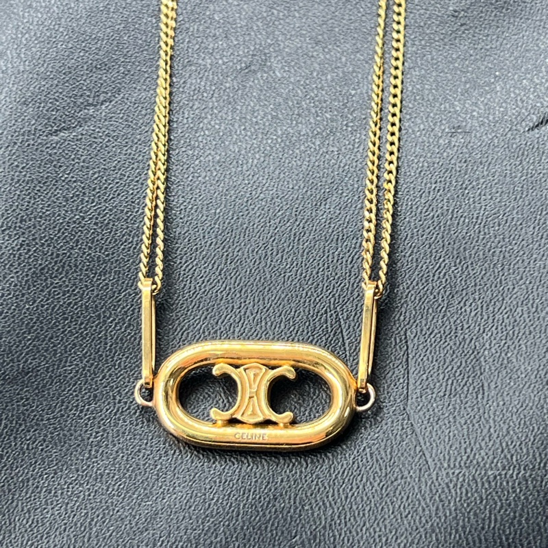 香緹國際精品 868 Celine #豬鼻項鍊 盒裝完整-1