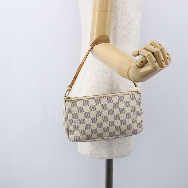 【日本直送】路易威登 Damier Azur 手拿包配件袋 N51986 LV 正品 153936-20