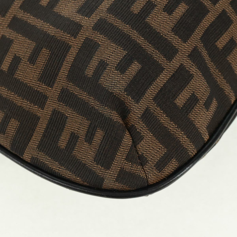 【日本直送】FENDI Zucca帆布單肩包 黑色 棕色 正品 162393-10